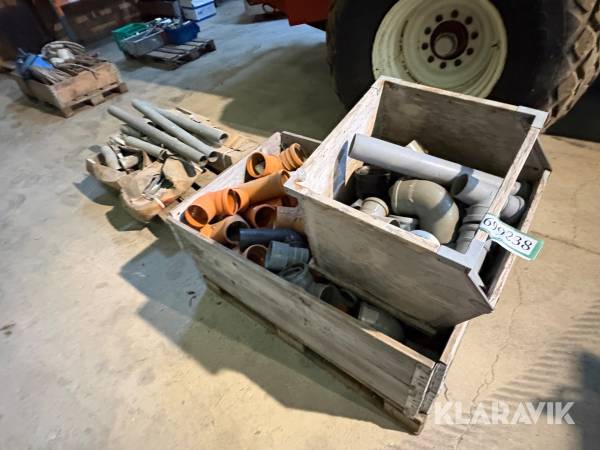 Kloak/nedløbsrør 2 paller