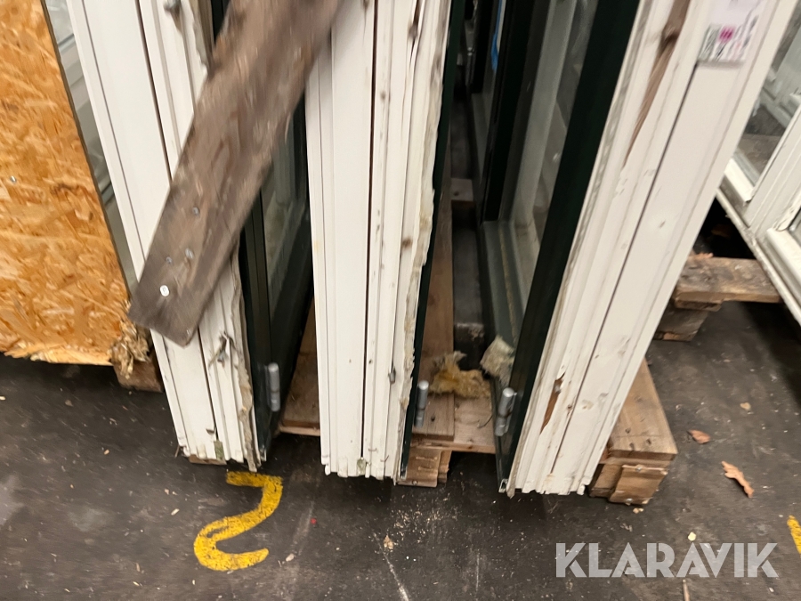 Vinduer med rednings åbning Træ/alu Thermo 3 styk