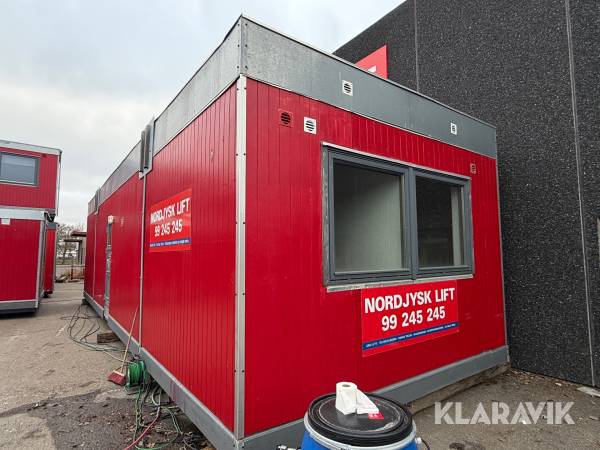 Beboelsesmodul / mandskabsvogn – 4 personer – med køkken og bad