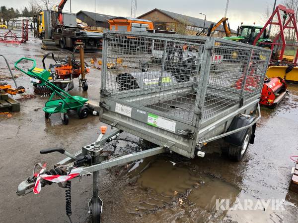 Anhængere til personbiler Brenderup med bremser