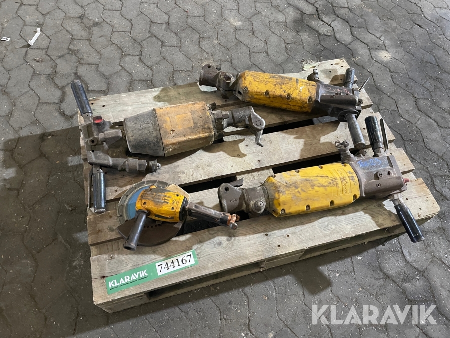 Lufthammer sæt Atlas - Copco 3 styk