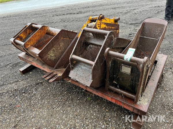 Skovle Hydrema 4 stk
