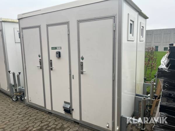 Toiletvogn Easywagon 2 rum med kværn