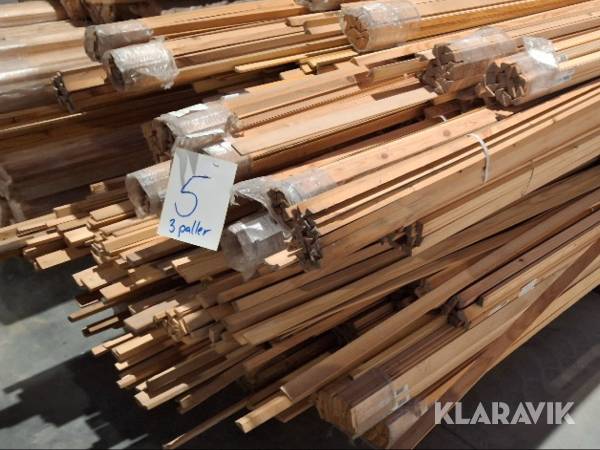 Assorteret træ lister ca 800 styk