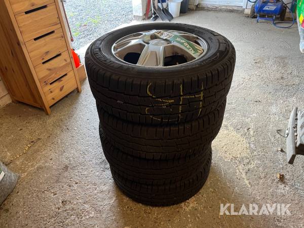 Vinterdæk med alufælge Michelin 22.5/65R16c 4 styk