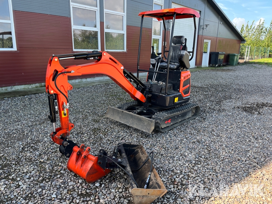 Gravemaskine MINI EXCAVATOR YFE18 kubota D722