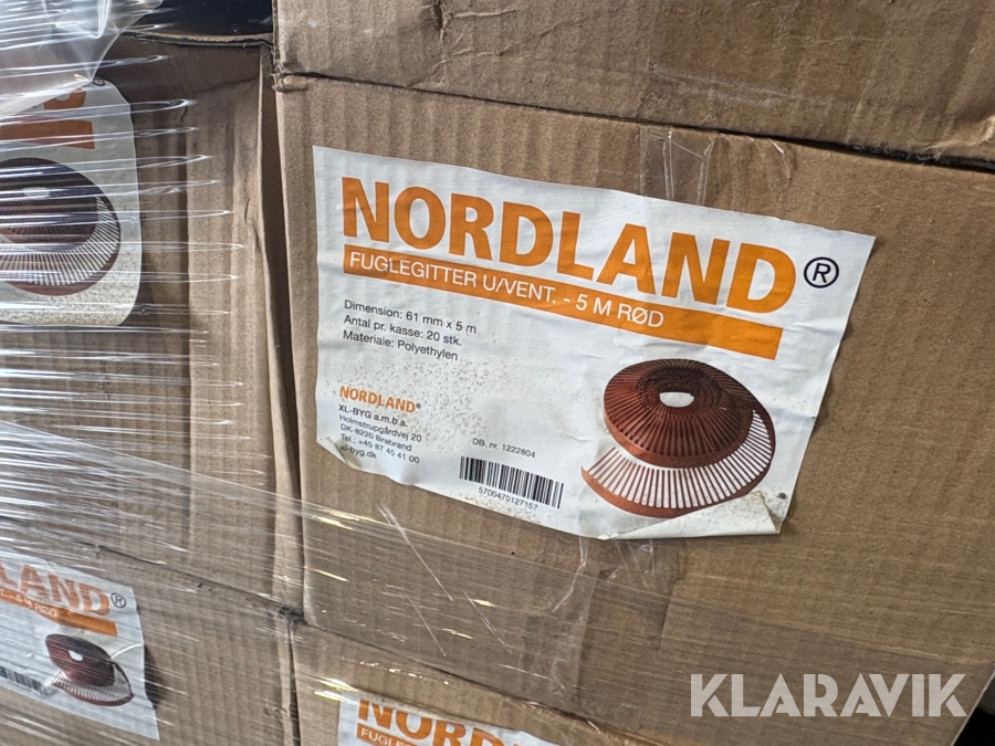 Fuglegitter - rød og sort