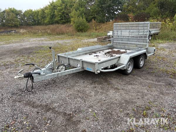 Maskintrailer Wagenbouw Hapert - 2-akslet