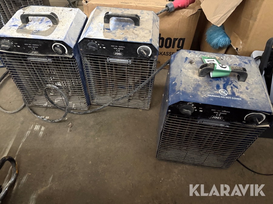 Varmeblæser Joel Ifh01-90/M 3styk