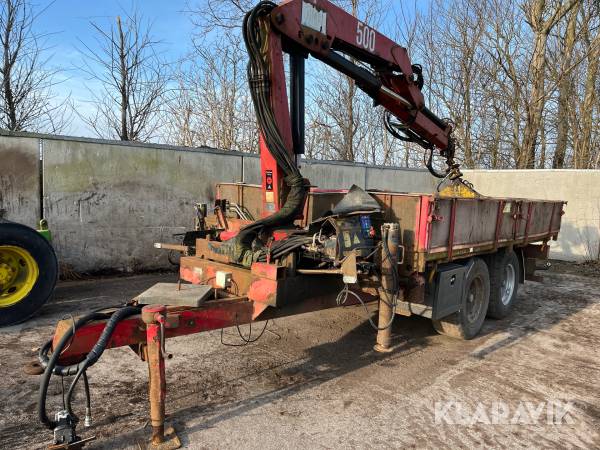 TipVogn med kran H-T 80TT