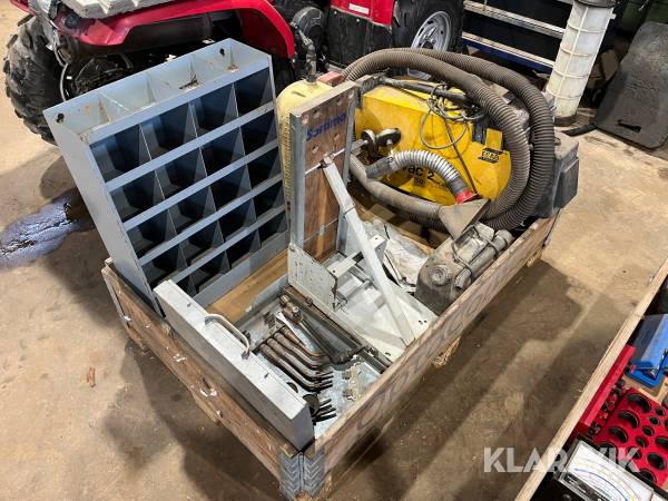 Svejsesugemaskine ESAB Carryvac 2 med blandet tilbehør