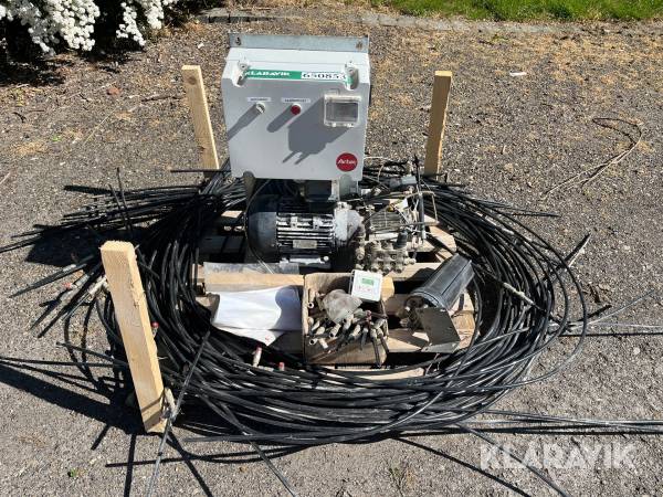 Plug & spray anlæg Airtec Agricool med slanger