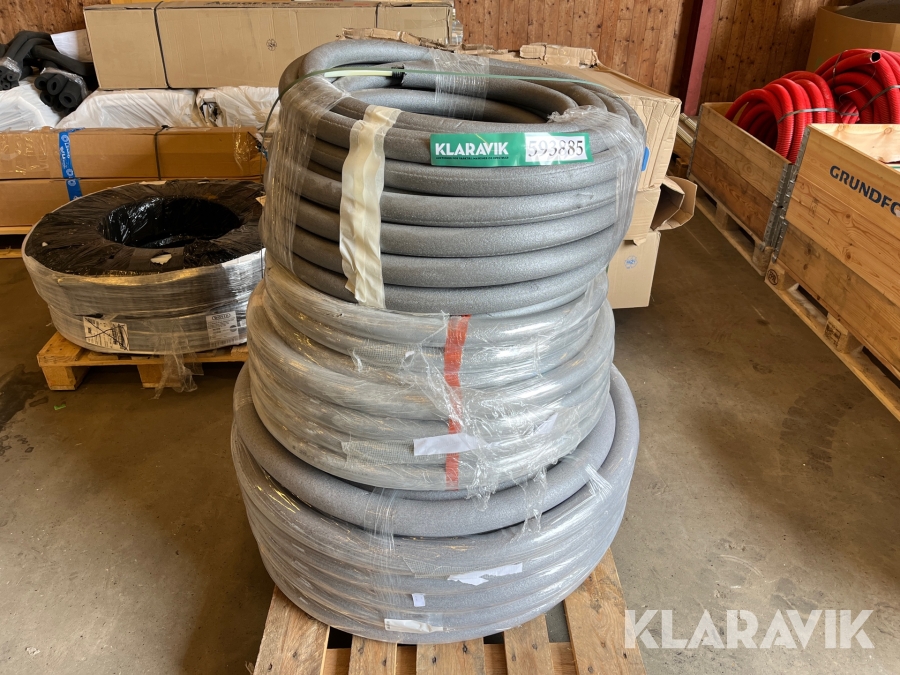 Pex-rør isoleret Wavin, Rebild, Klaravik auktioner