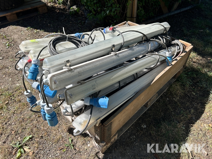 LED arbejdsbelysning 16 styk, 20w