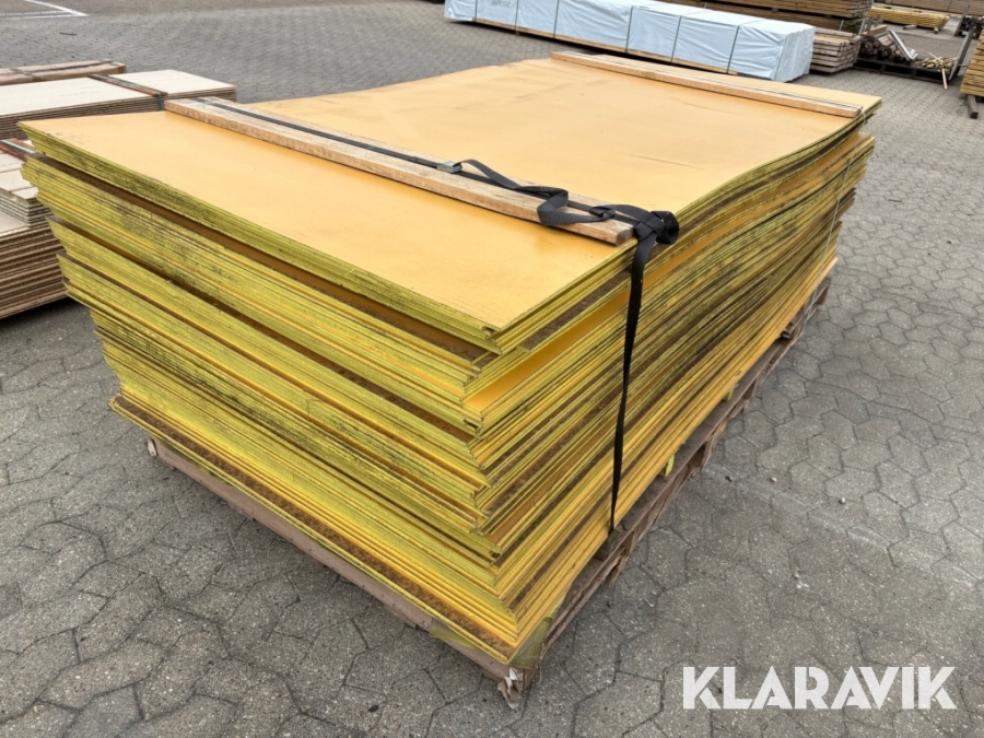 NPI filmbelagt finsk birk - gul