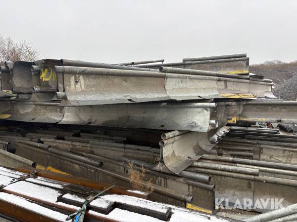 Autoværnsmoduler cirka 300 styk à 160 cm plus afslutninger