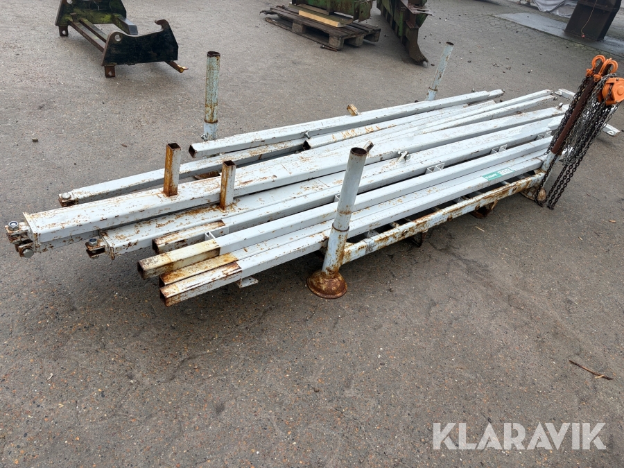 Bageplade til storskærm - Inklusiv 2 x 0,5 tons talje