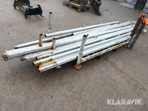 Bageplade til storskærm - Inklusiv 2 x 0,5 tons talje