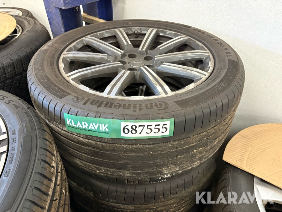 Dæk på alufælge Continental ContiSportContact - 4 stk