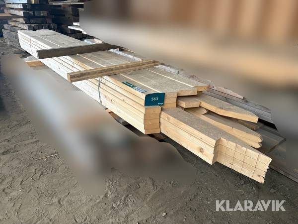 Spærtræ cirka 100 meter (frasorteret C24)