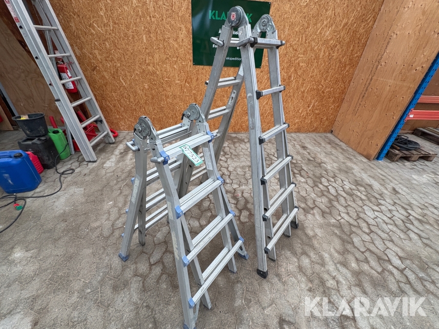 Lot med stiger Euroline, Holbæk, Klaravik auktioner