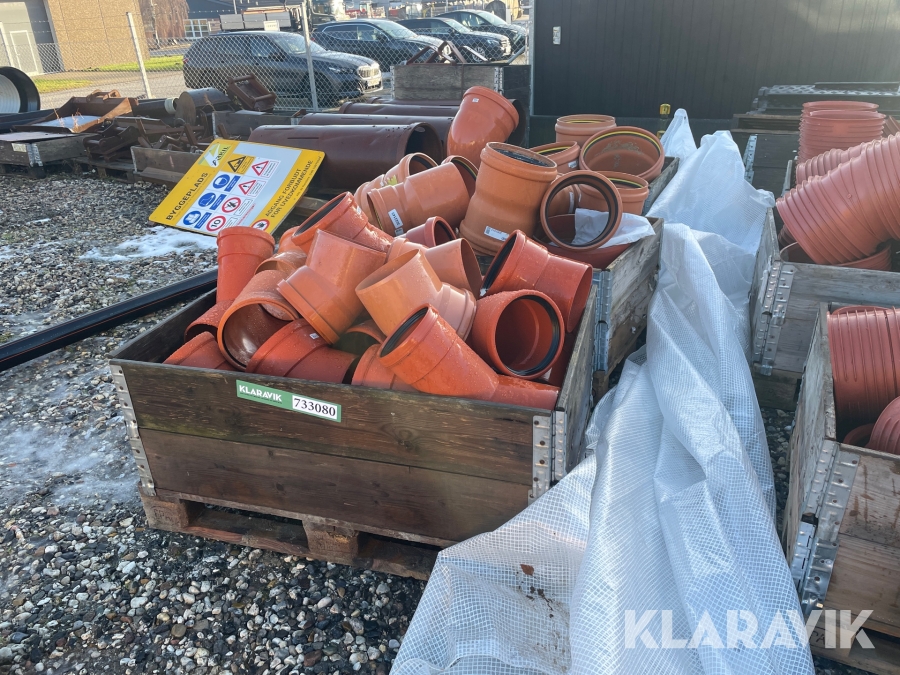 Kloakfittings 3 paller