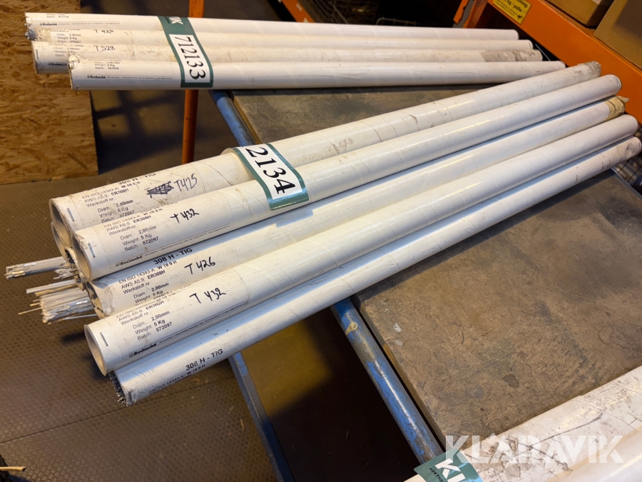 Blandede lot svejsetråd Rodacciai - 11 ruller