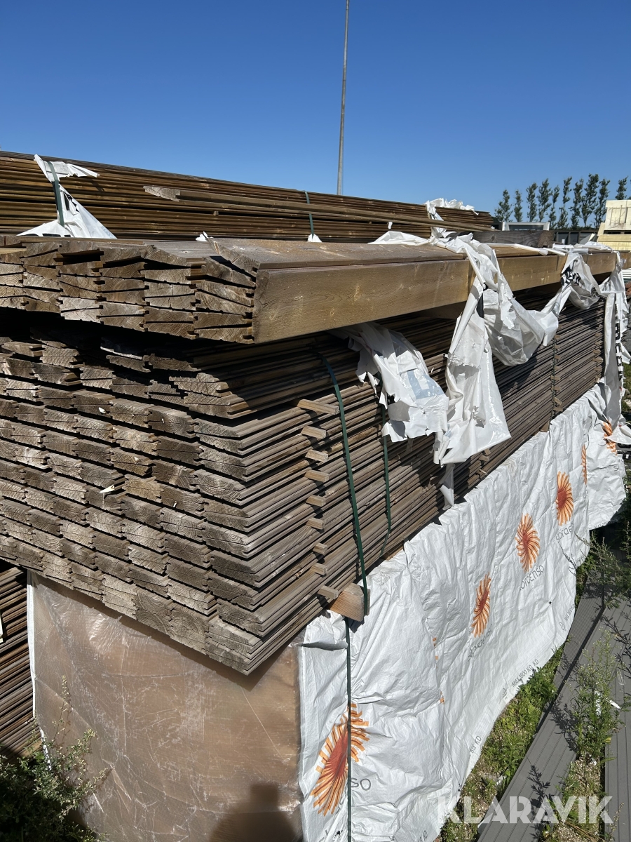 Klinkbeklædning Protræ trykimprægneret gran 1512m