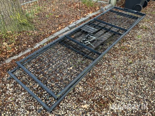 Sortlakeret dobbelt låge