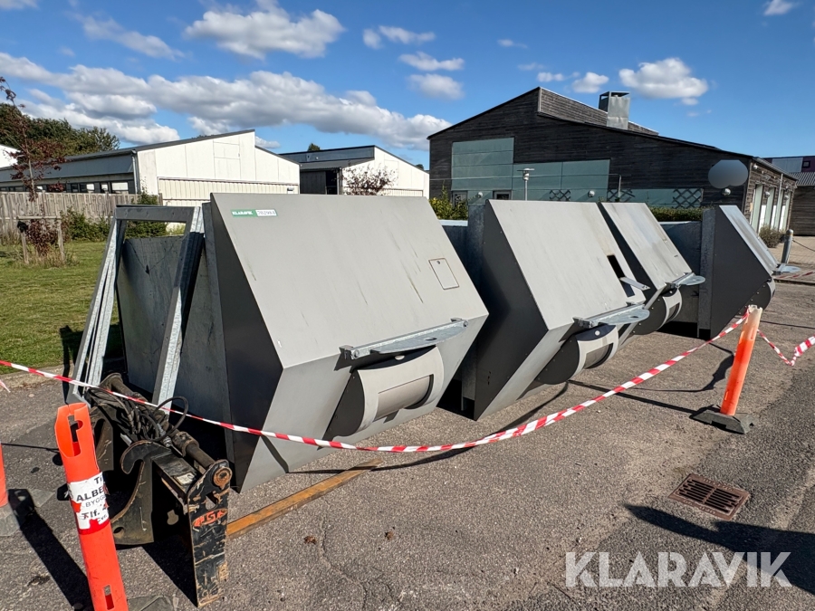 Affaldscontainere til nedgravning - 4 styk