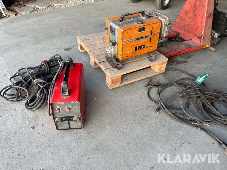 Svejsemaskine Eisemann/Xuper 2 styk Benzin/EL