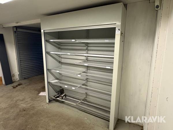 Sikringsskabe med automatisk gitter JSA 2 styk.