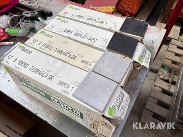 Klinker Herberia Danimarca GR, Norvegia Nero 4 m2