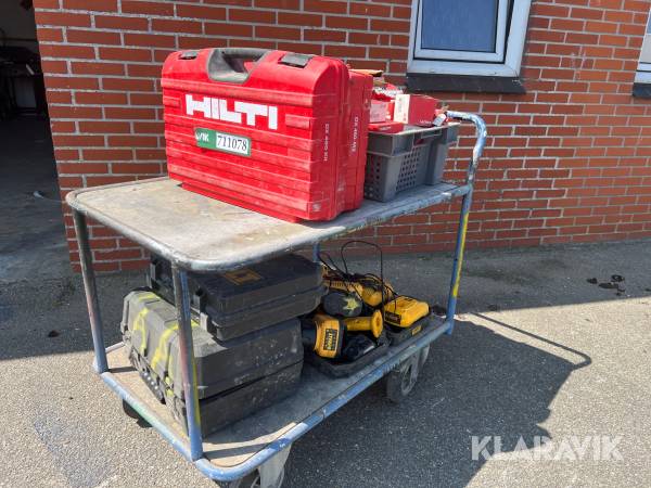 Blandet lot med værktøj Hilti Og Dewalt