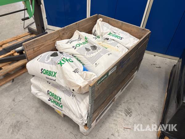 Absorberingsgranulat universal 9 poser à 20 kg