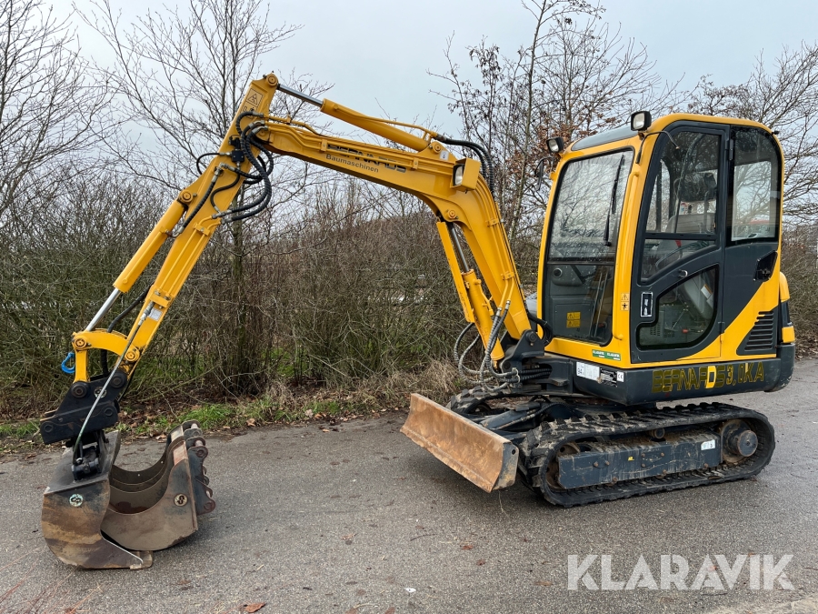 Minigraver 3T Bernards 3,0 KA, Skive, Klaravik auktioner