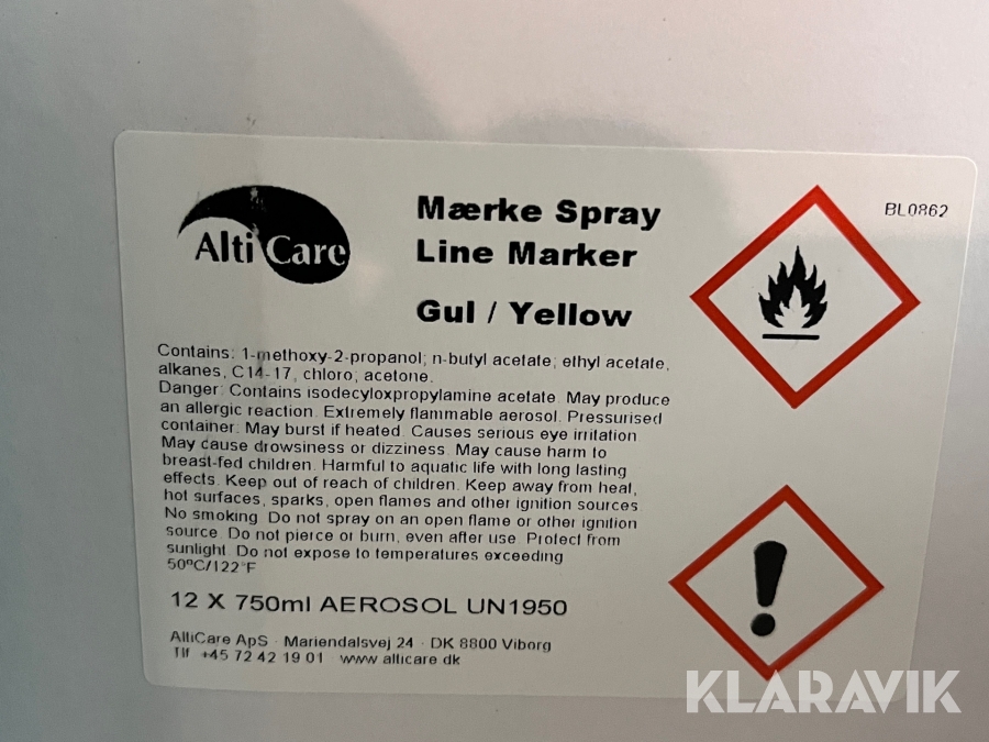 Mærke spray 750 ML ALTI CARE