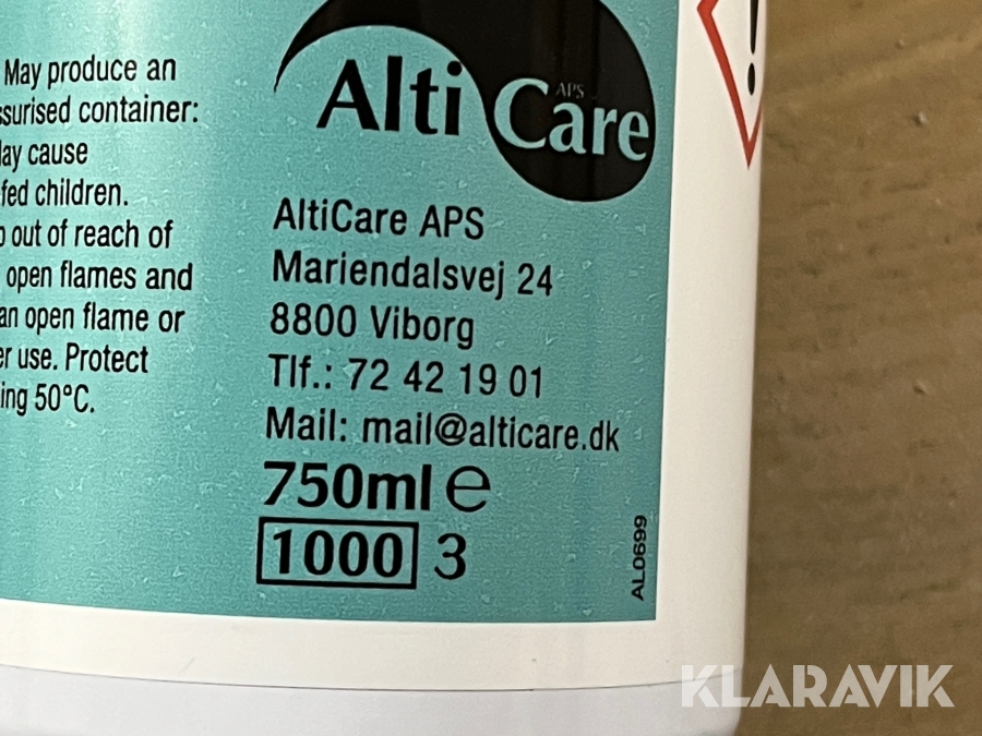 Mærke spray 750 ML ALTI CARE