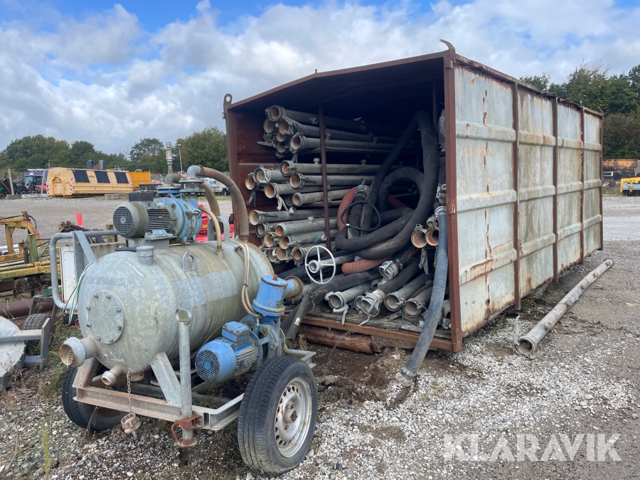 Sugespids anlæg Pollmann Junior 2000 med tilbehør