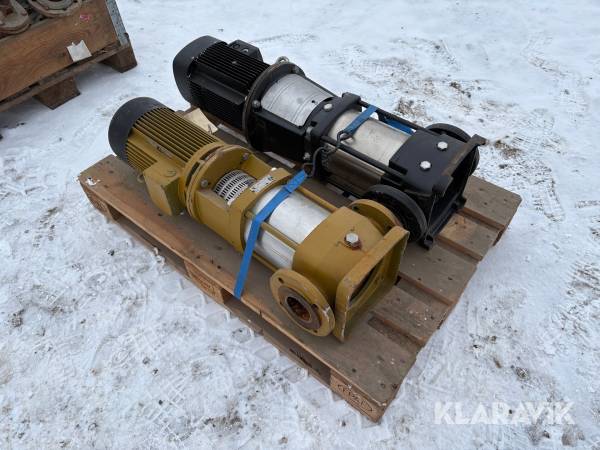 Pumper Grundfos CR32-3 og CR30-30