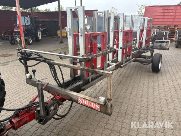 Langvogn SOLUS til skraldecontainere