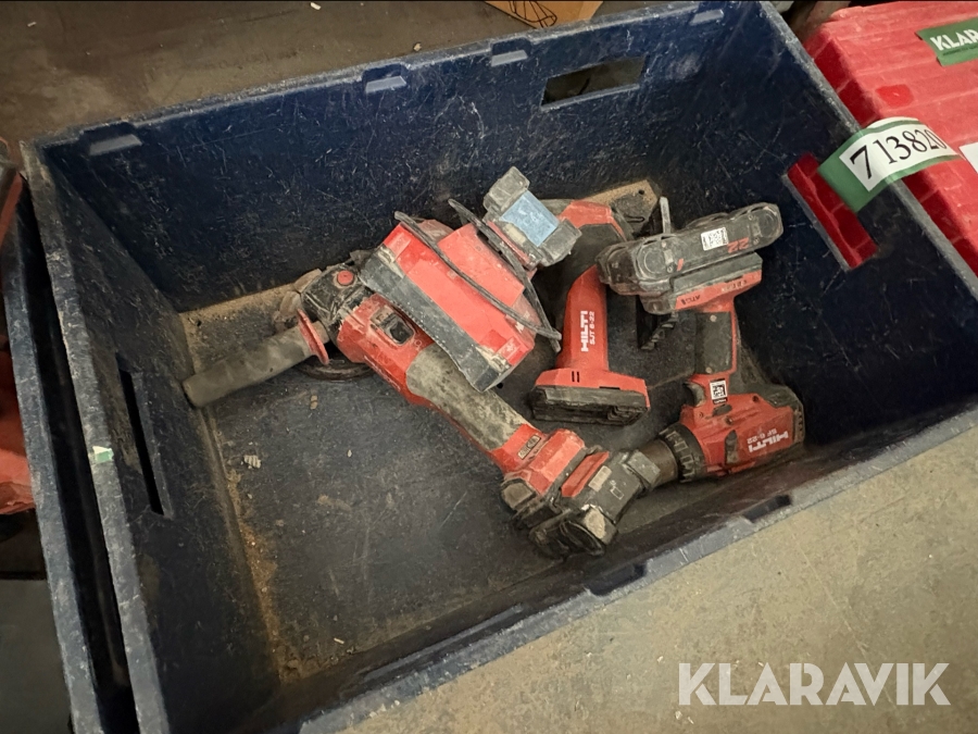 Blandet håndværktøj Hilti 4 dele