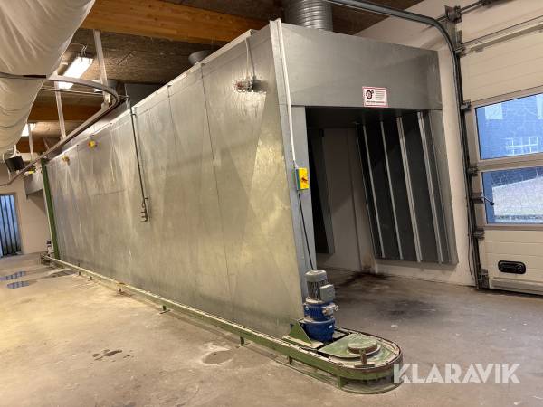 Komplet lak-kabine, med tørretunel og udsugning