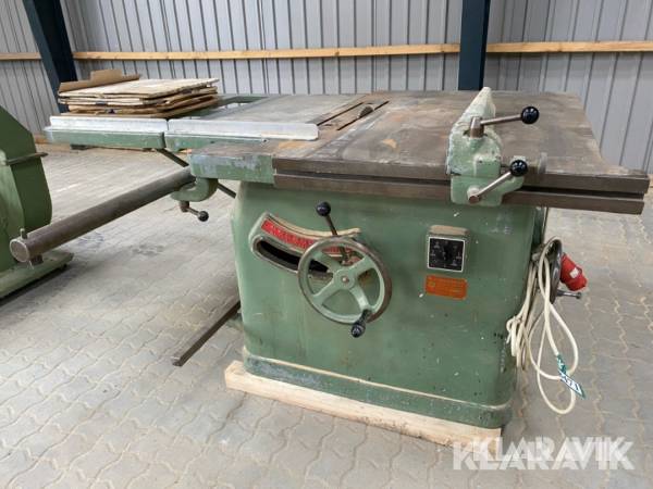 Rundsav med rullebord S•A•C Product