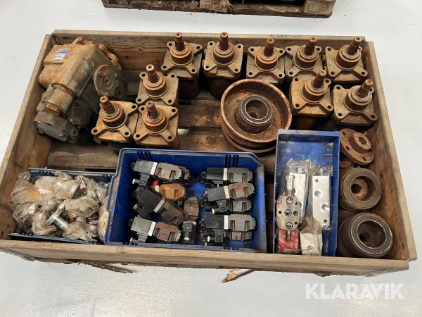 Hjulmotorer + diverse el ventiler og hydraustater