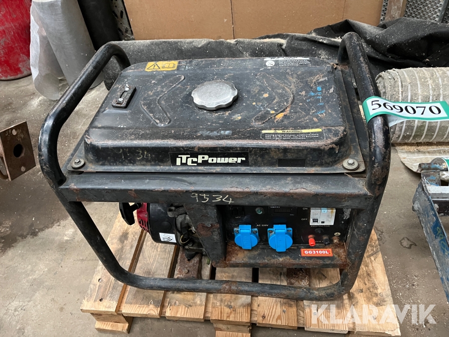 Generator ITC Power, Klaravik auktioner