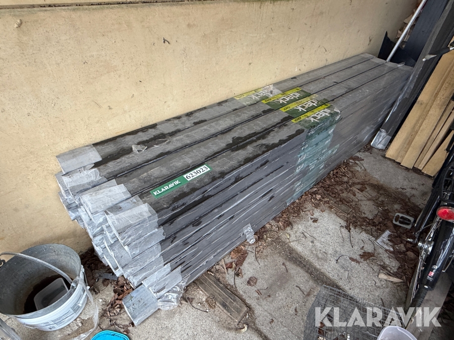 Komposit strøer Ideck Luna 40 x 60 x 2900 32 pakker