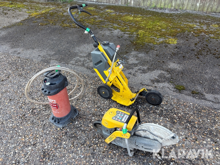 Kapsav Wacker Neuson BTS635S inklusiv vogn og vandforsyning