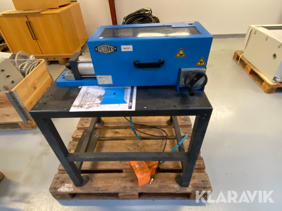 Slangemontage maskine Uniflez UNE 10.1, Klaravi
