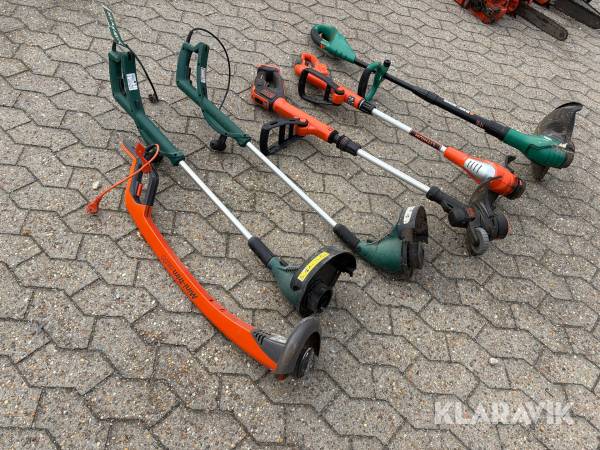 Blandet lot kantklippere - 6 styks